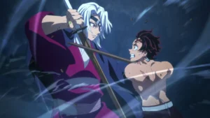 Tengen vs Tanjiro Fight
